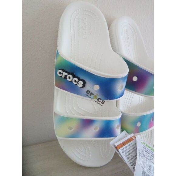 CROCS 207771-94S Men's Sz 4 Women's Sz 6 Multicolor Solarized Clog Sandals - Picture 2 of 5